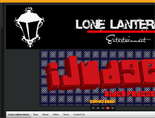 Tablet Screenshot of lone-lantern.com